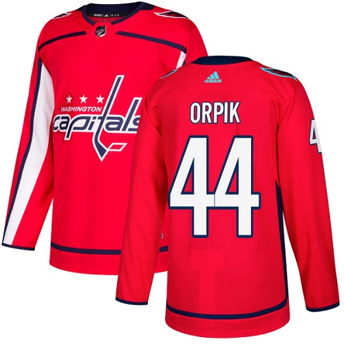 Adidas Men Washington Capitals #44 Brooks Orpik Red Home Authentic Stitched NHL Jersey->washington capitals->NHL Jersey